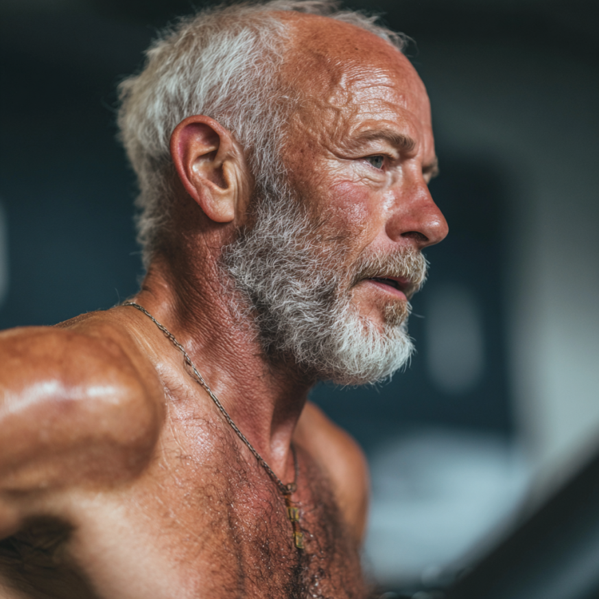 Група активних людей на заняттях фітнесом